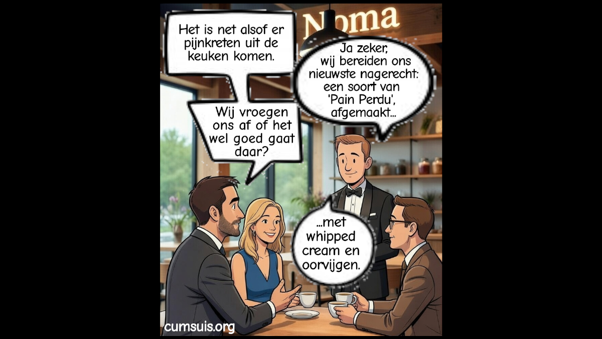 Noma’s nieuwste nagerecht